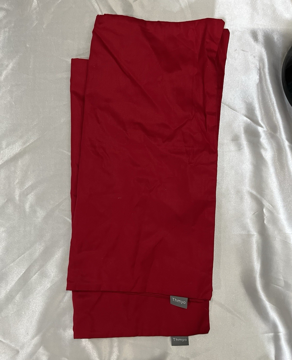 Set of 2- Thmyo Red Solid Color square  Pillowcase - Solid Pillow Case 16x16