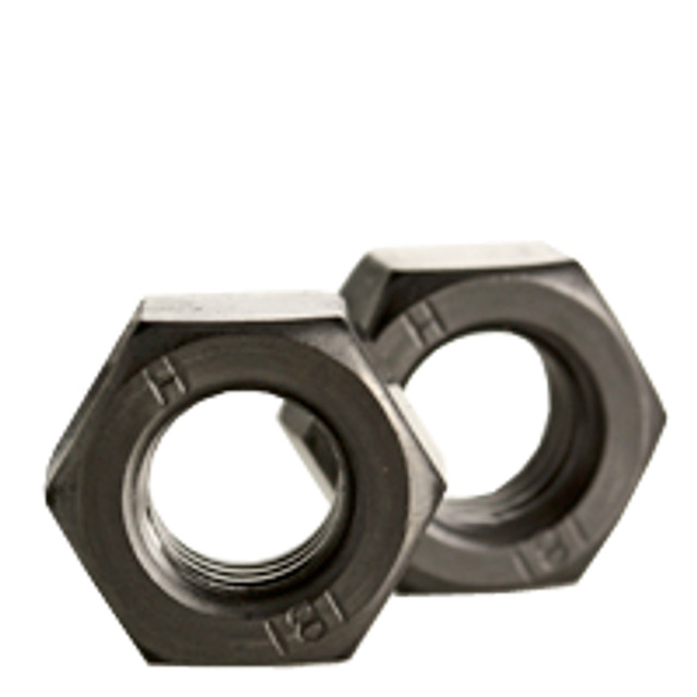 M6-1.00 Metric Hex Nuts, Class 8, Coarse, Plain, 25 Pack