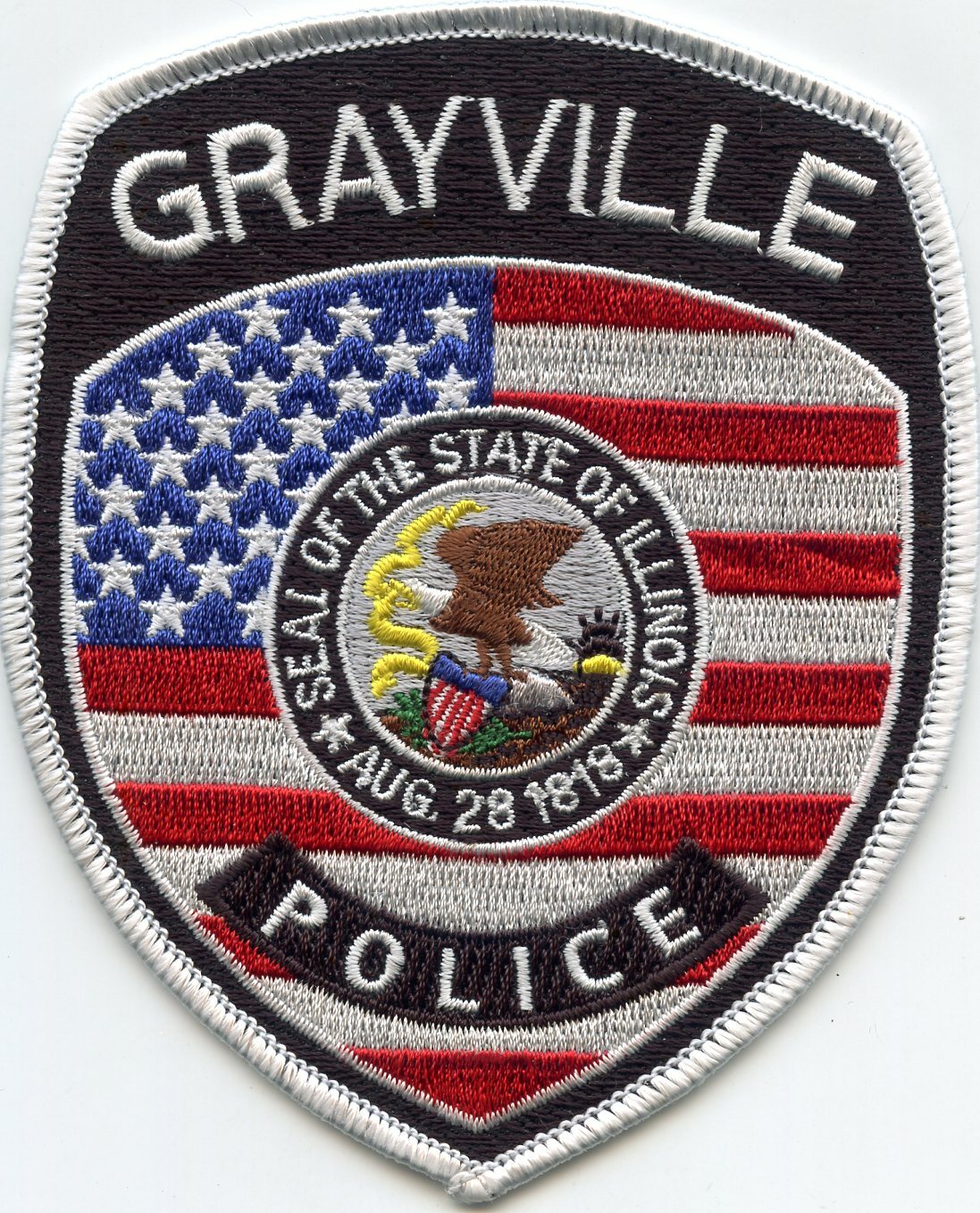 GRAYVILLE ILLINOIS IL POLICE PATCH