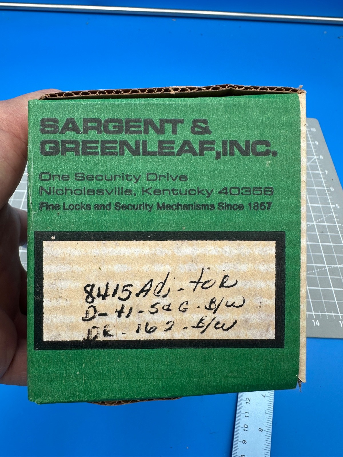 2  S&G (SARGENT & GREENLEAF, INC) SAFE DIALS D-41,  SPY PROOF DIAL,  8415
