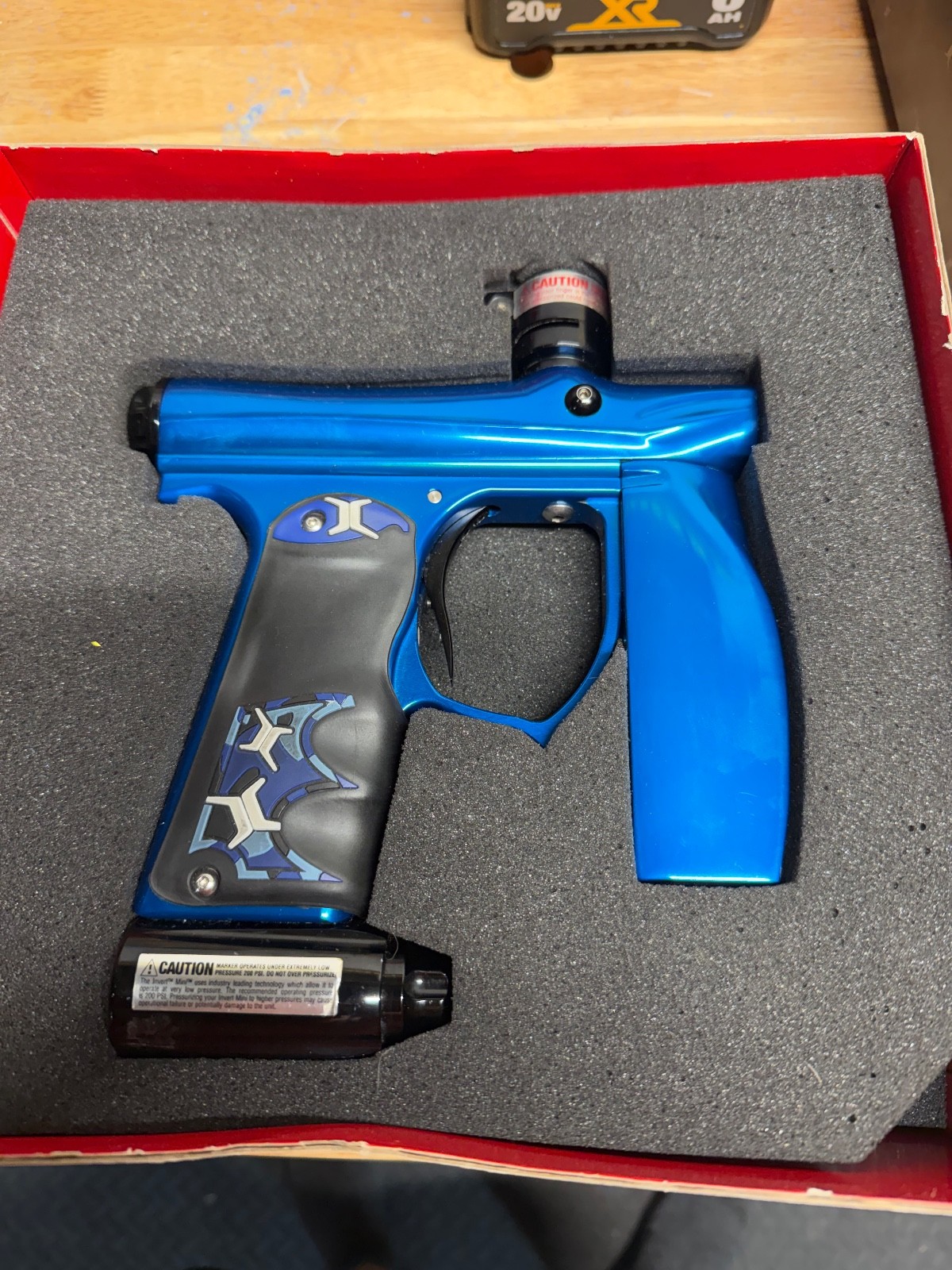 Invert Mini III Paintball Marker - Blue - W/ Box & Extras