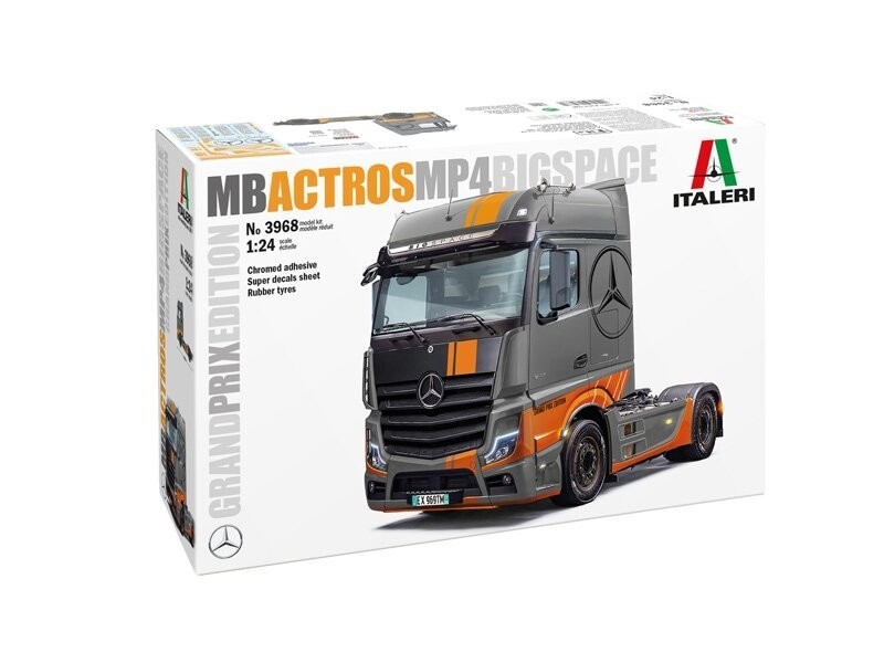 Italeri - Mercedes-Benz Actros Mp4 Big Space - Grand Prix Edition 1/24 3968
