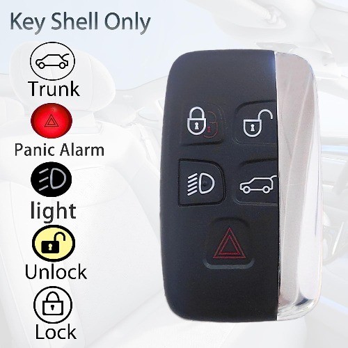 Key Fob Shell Case Replacement Fits for Range Rover Sport Evoque Model: Normal