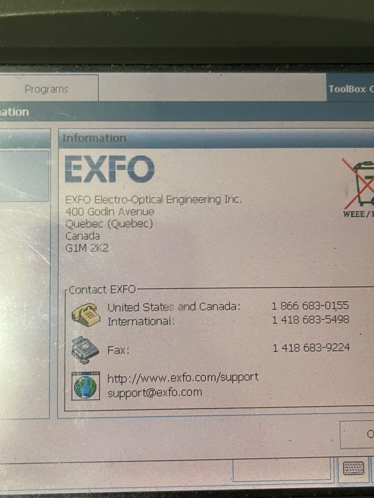 EXFO FTB-200 + FTB 7400E/FTB 3932