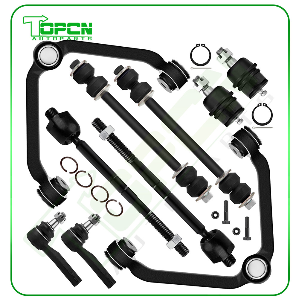 10pcs Front Control Arm Tie Rods Ball Joints For 1998-01 Ford Ranger Mazda B4000