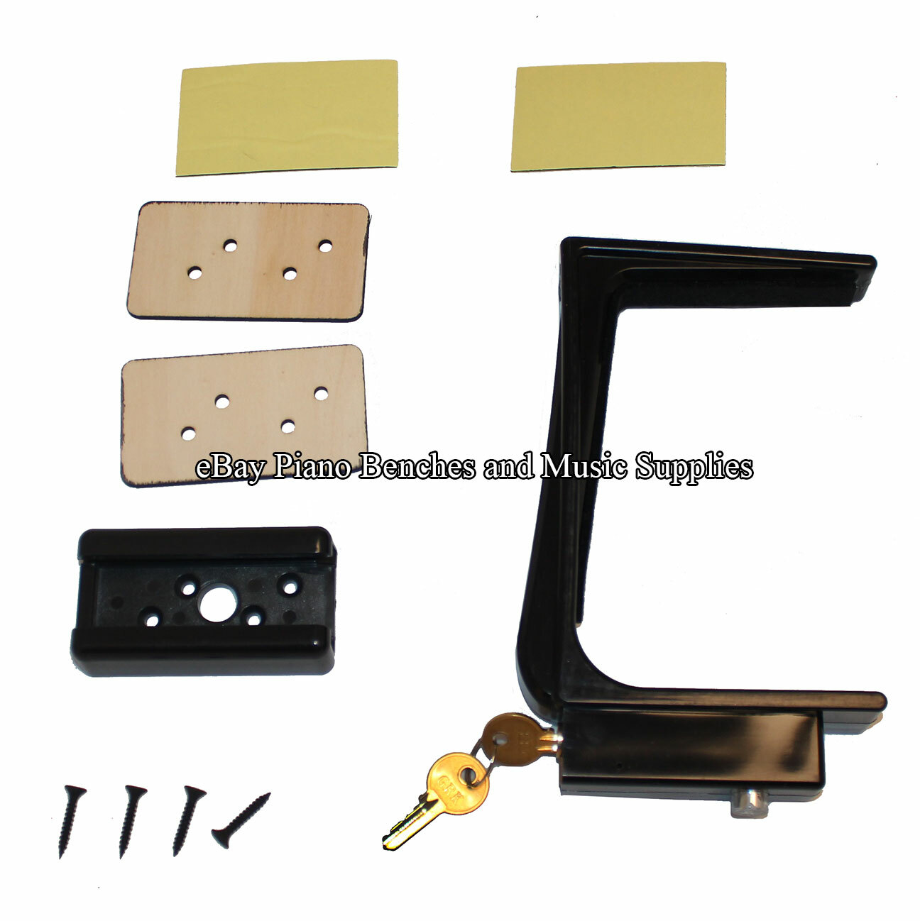 Piano Lock - Piano Fallboard Clamp - Grand or Upright Piano