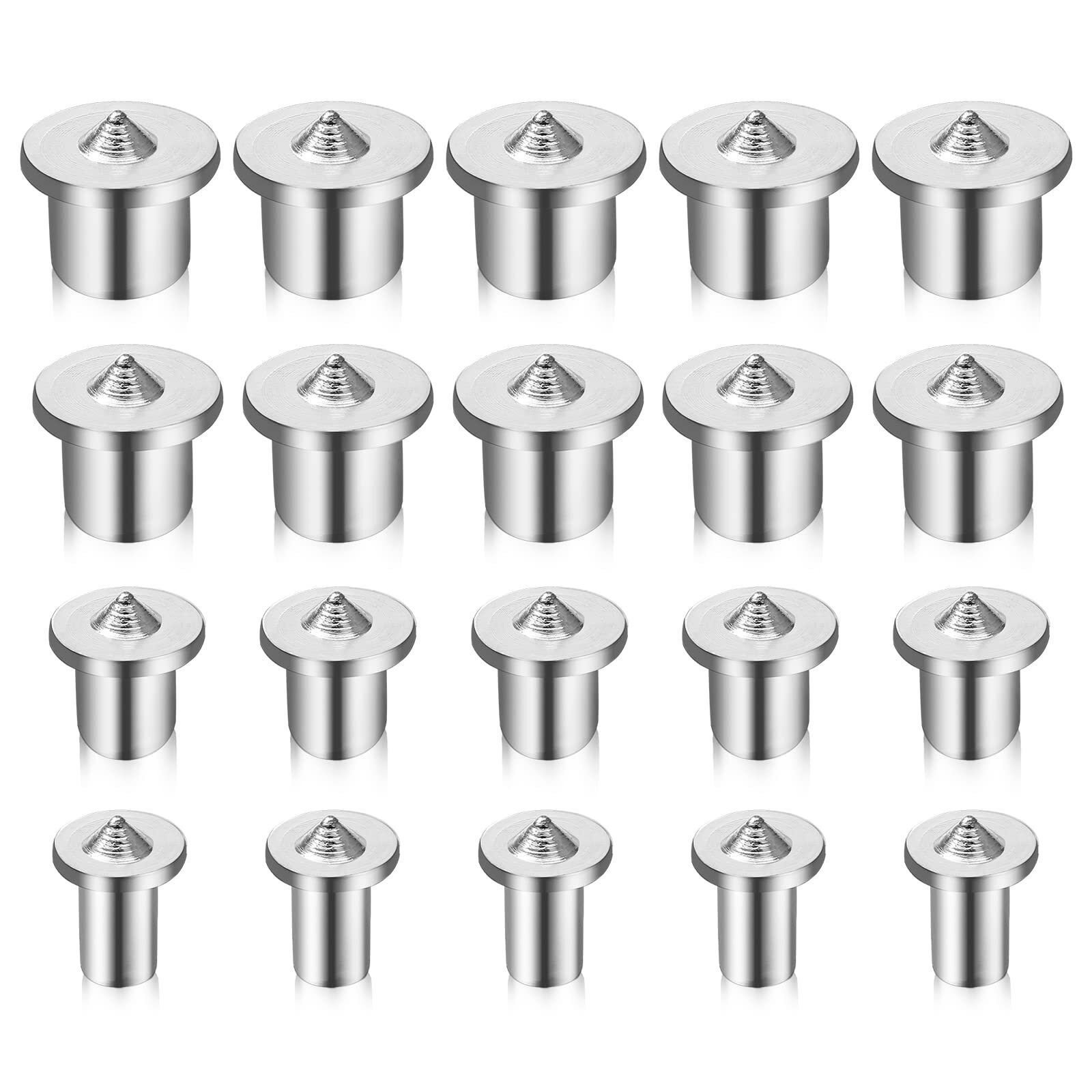 20 Pcs Dowel Pins Center Point Set Doweling Centering Pins Transfer Plugs