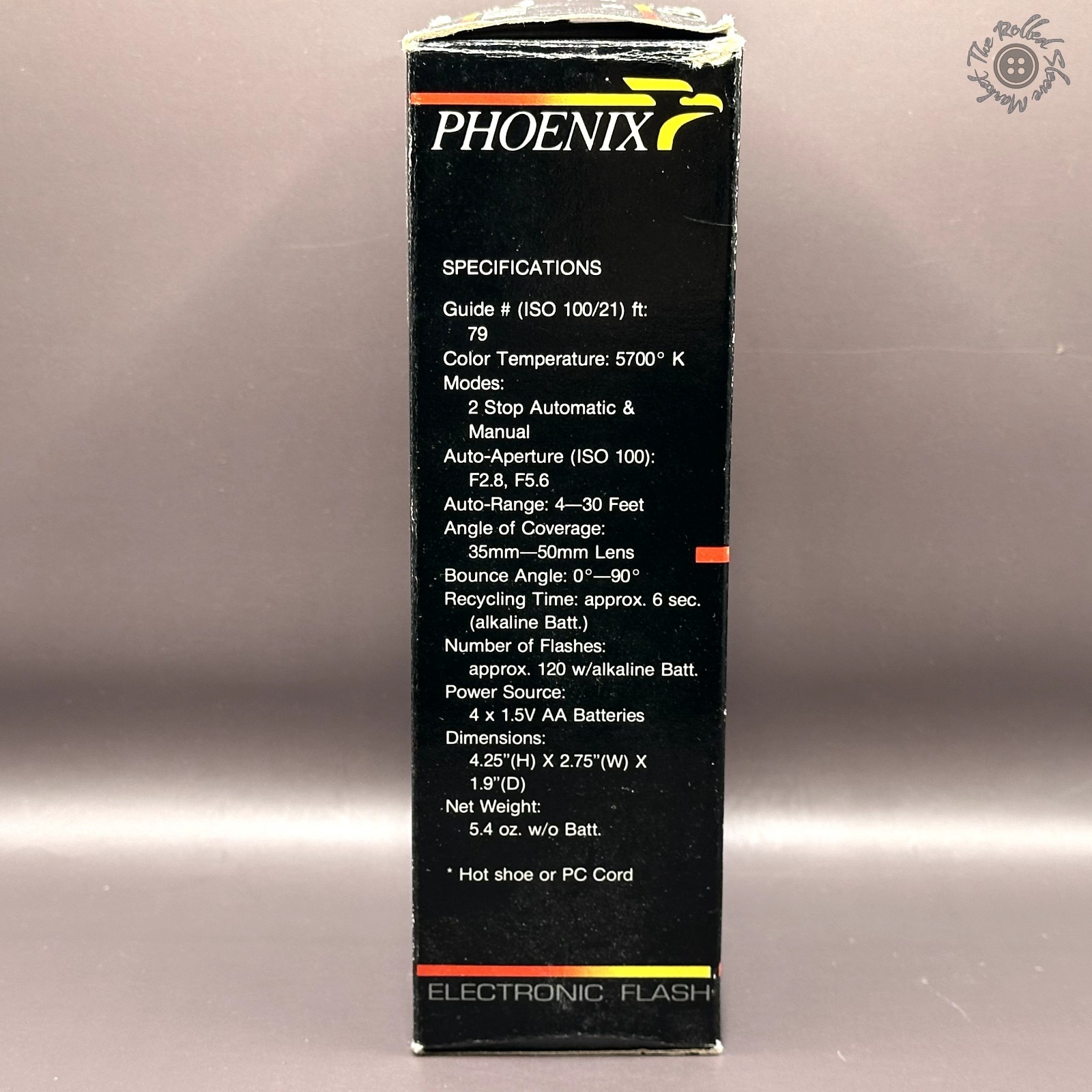 Phoenix 79 BA Electronic Flash with Box and Manuals - Untested - Sold As Is