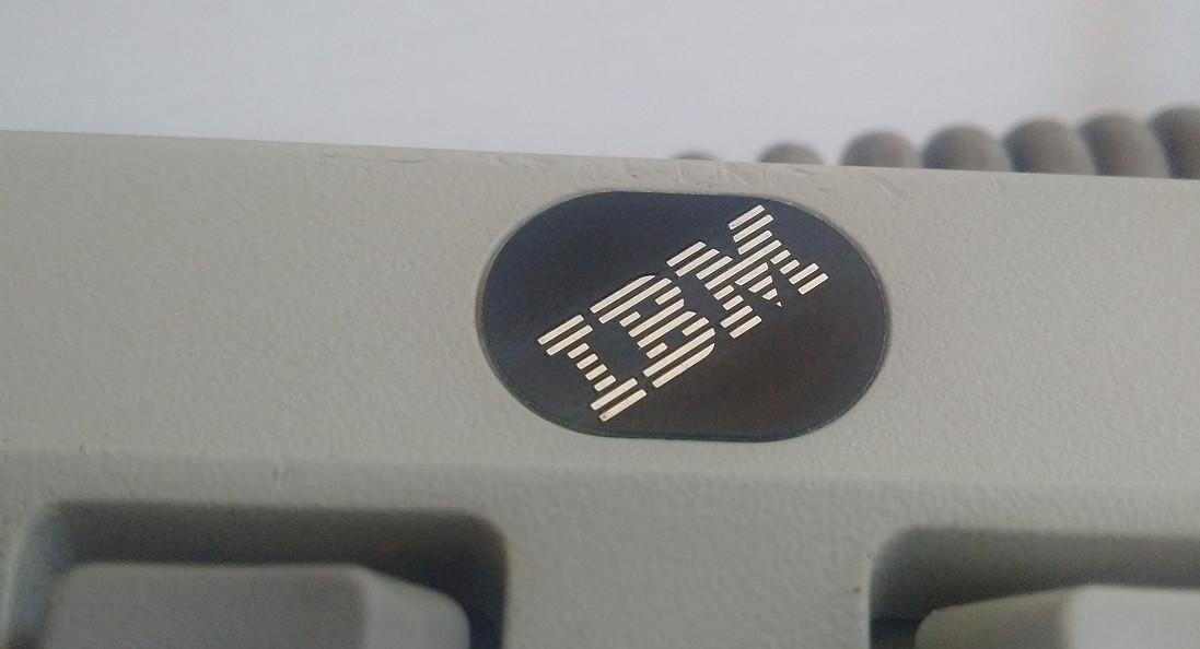 IBM Model M Industrial SSK Black Replacement Oval Badge