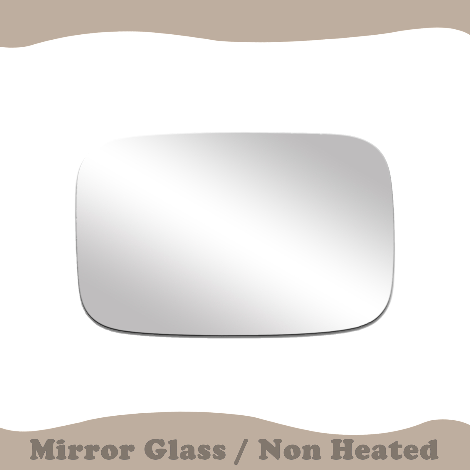 Mirror Glass Replacement for 1980-1996 Ford F150 F250 F350 Driver Left Side LH