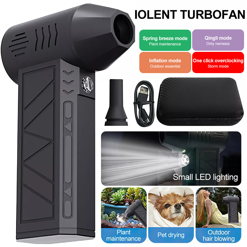 Electric Compressed Air Duster 130000RMP cordless Cleaner Blower For PC Computer