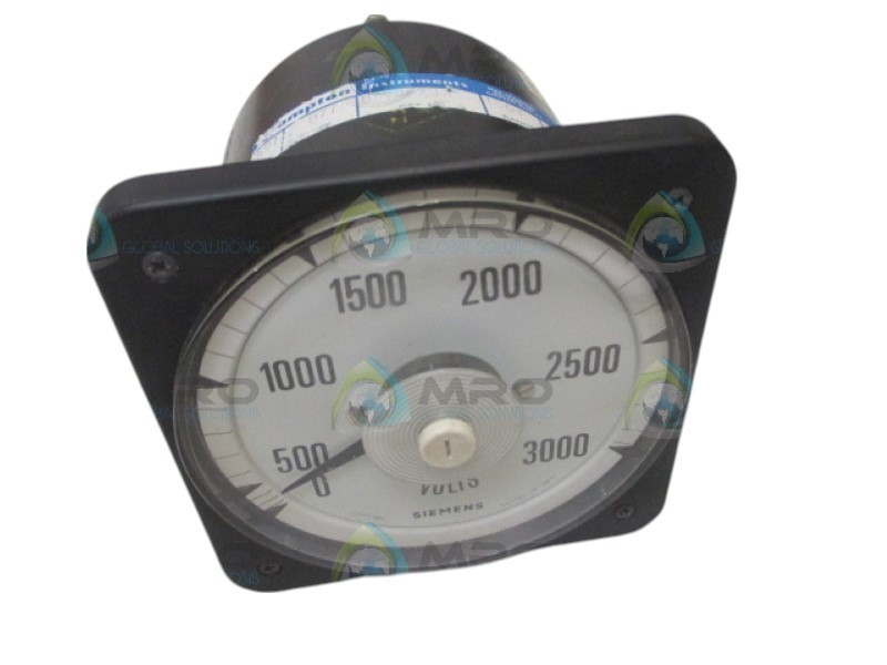 SIEMENS 077-08VAPZUA PANEL METER 0-3000 ACV NSNP