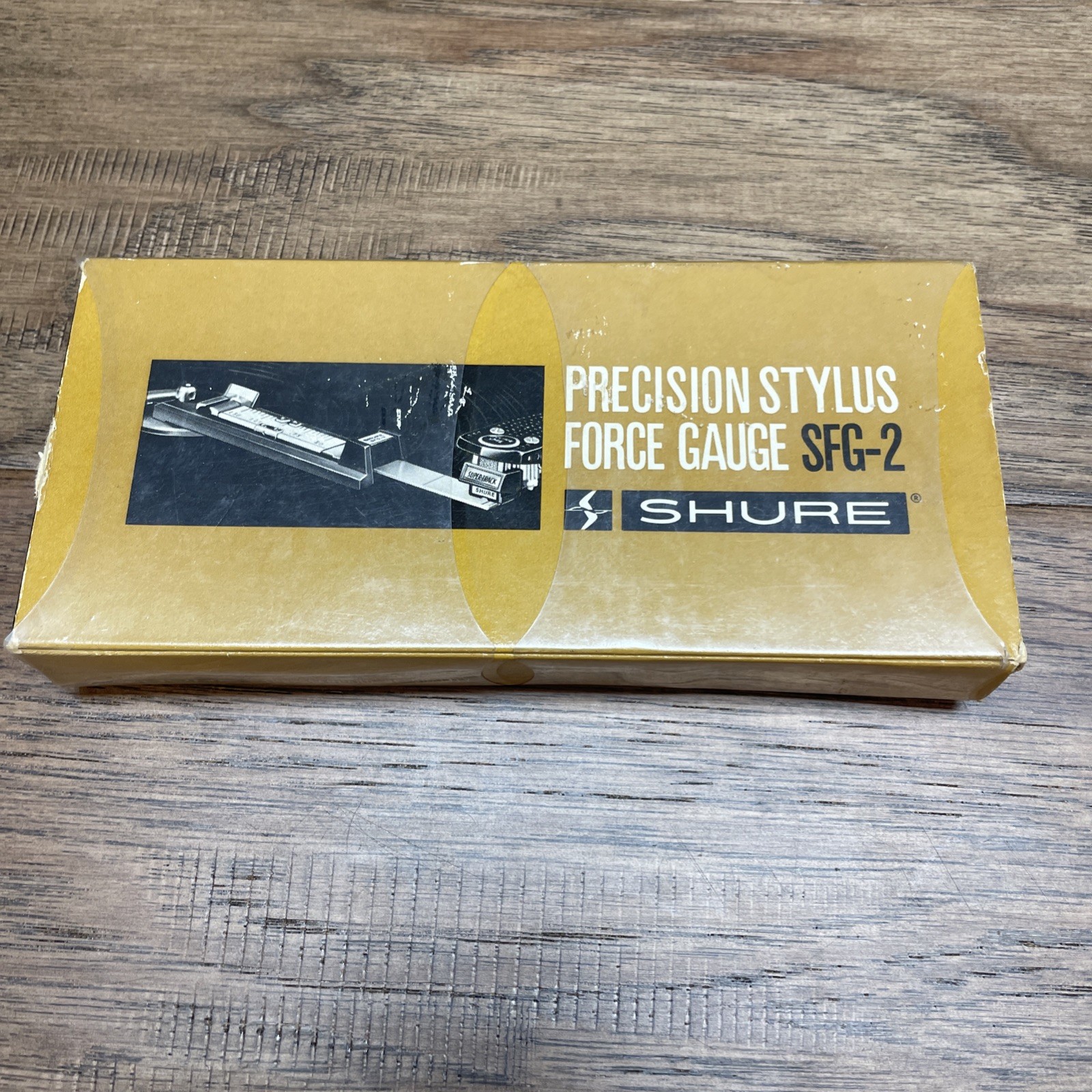 Nice Used SHURE Precision Stylus Force Gauge SFG-2 + Original Box Complete JD AP