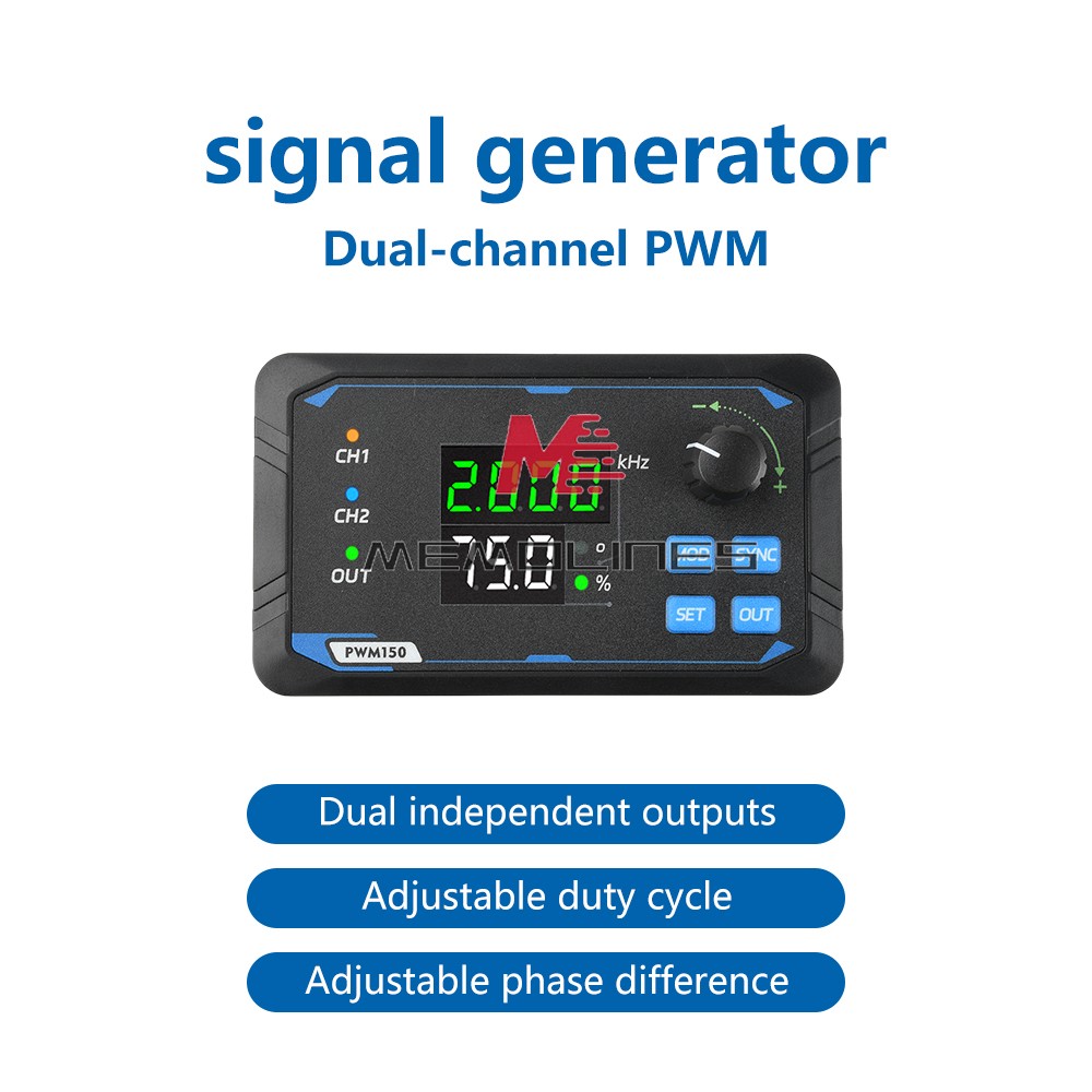 1Hz-150kHz PWM Pulse Frequency Duty Cycle Adjustable Module Signal Generator