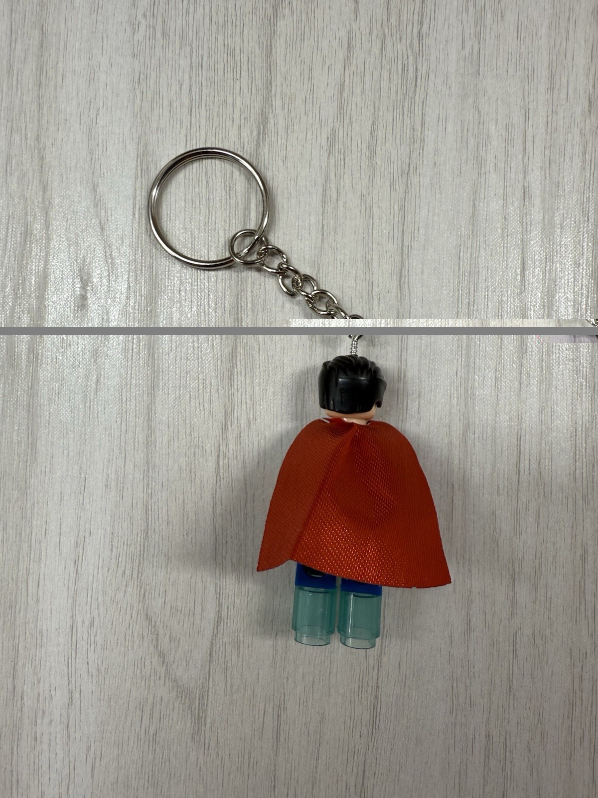 Superman Minifigure Keychain