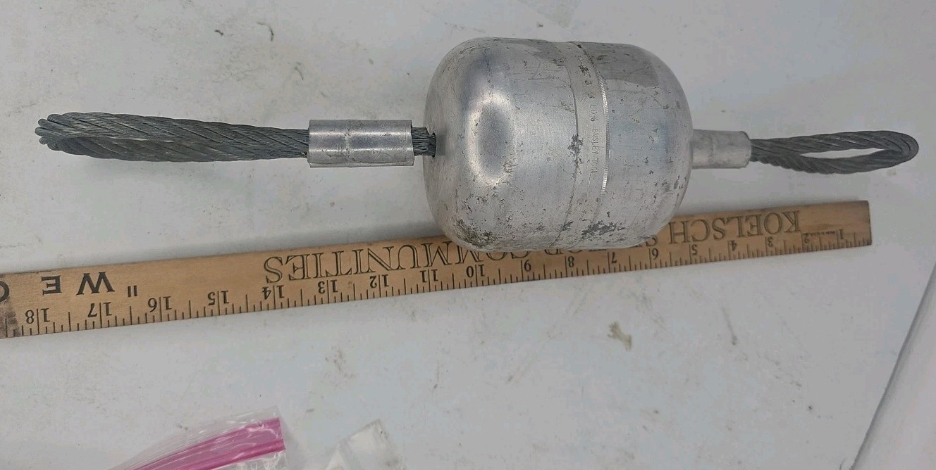 Ensley Tool Industrial Electrical Wire Puller Snake Rat 34-E17 6" 80% Ensley