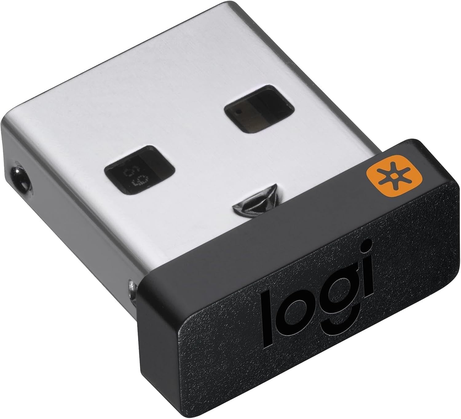 Compact Logitech USB Unifying Receiver - 2.4GHz Wireless Technology for PC/Mac