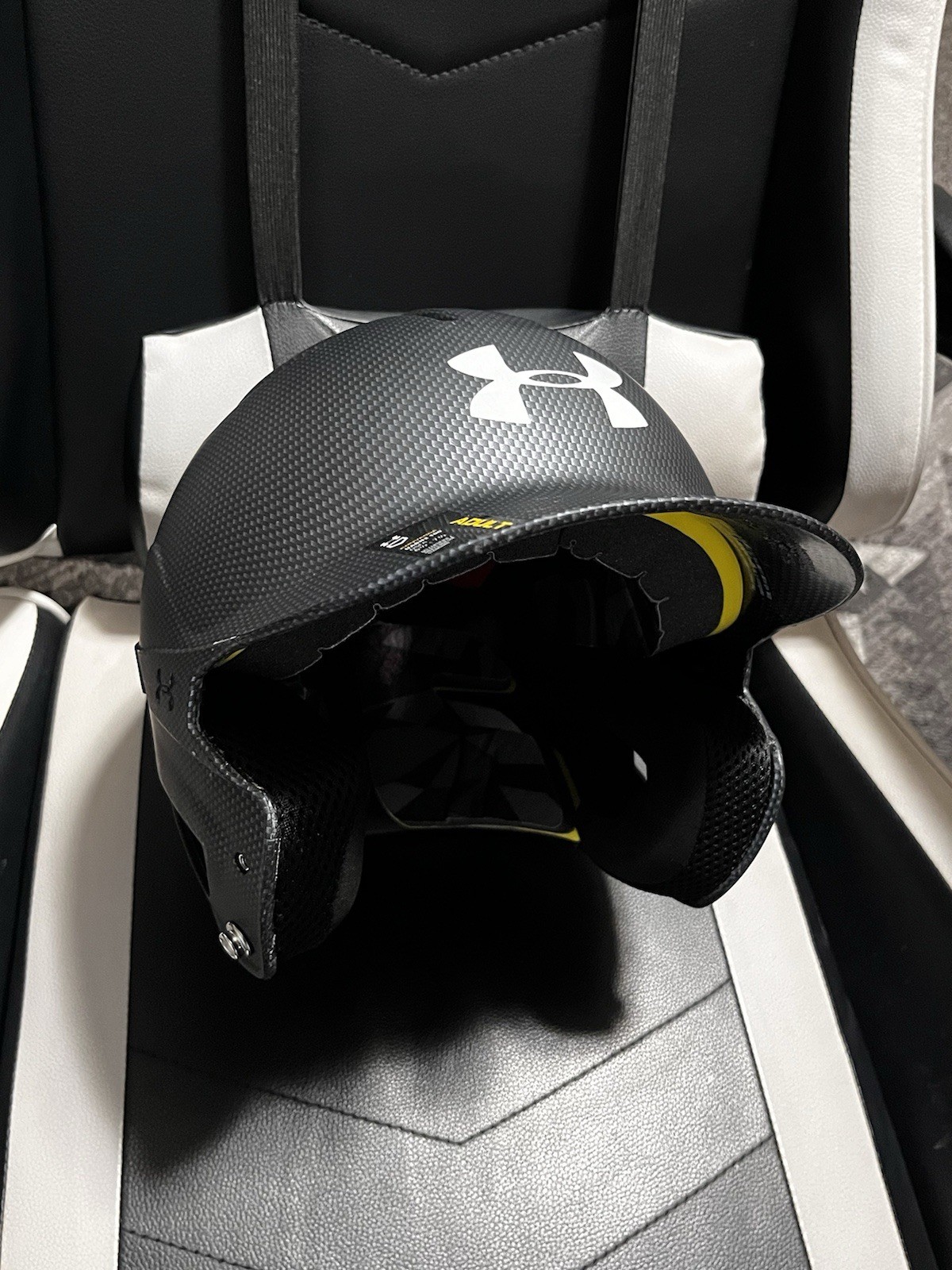 Under Armour Converge Shadow Matte Batting Helmet Black Adult 6½–7½ UABH2-100