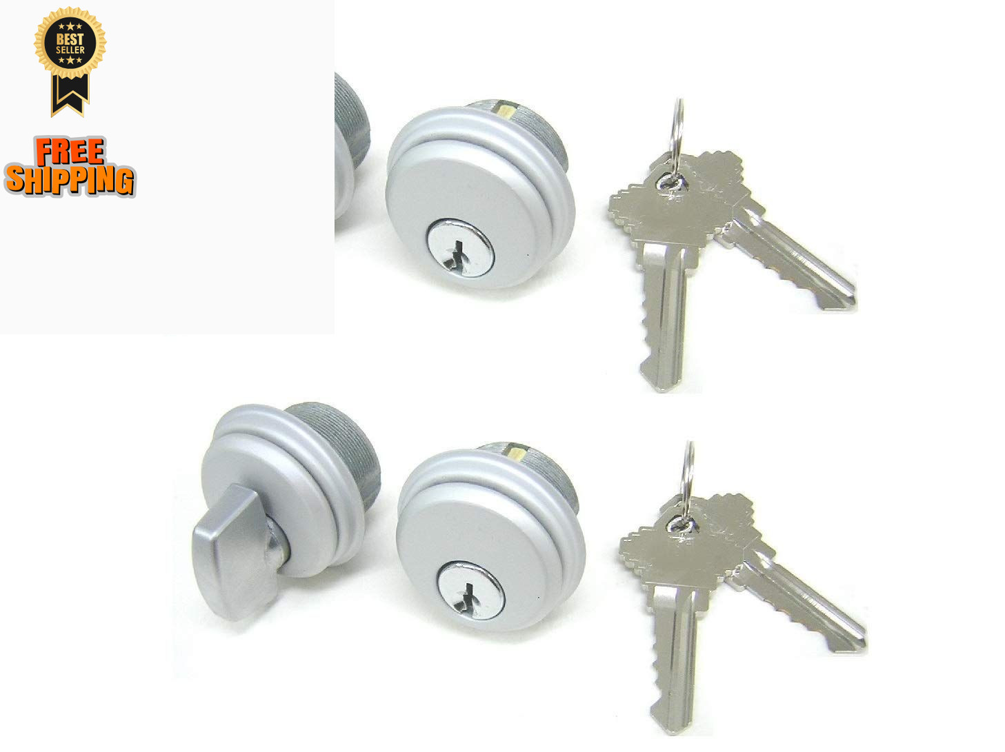 McAvory Storefront Door Commercial Mortise Lock Cylinder & Thumbturn, Adams...