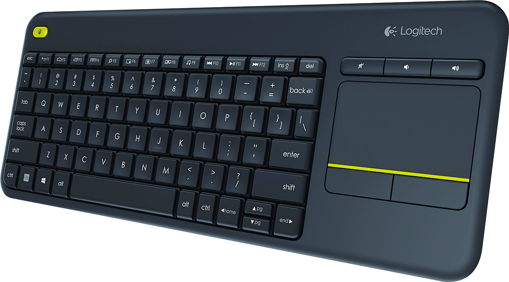 Logitech - K400 Plus TKL Wireless Membrane Keyboard for PC/TV/Laptop/Tablet w...