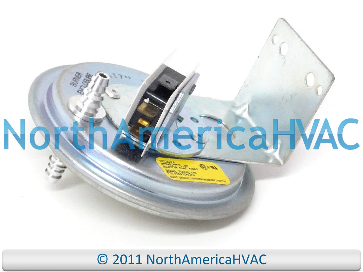 OEM Furnace Air Pressure Switch Fits York Tridelta FS6343-519 024-23279-000 .17