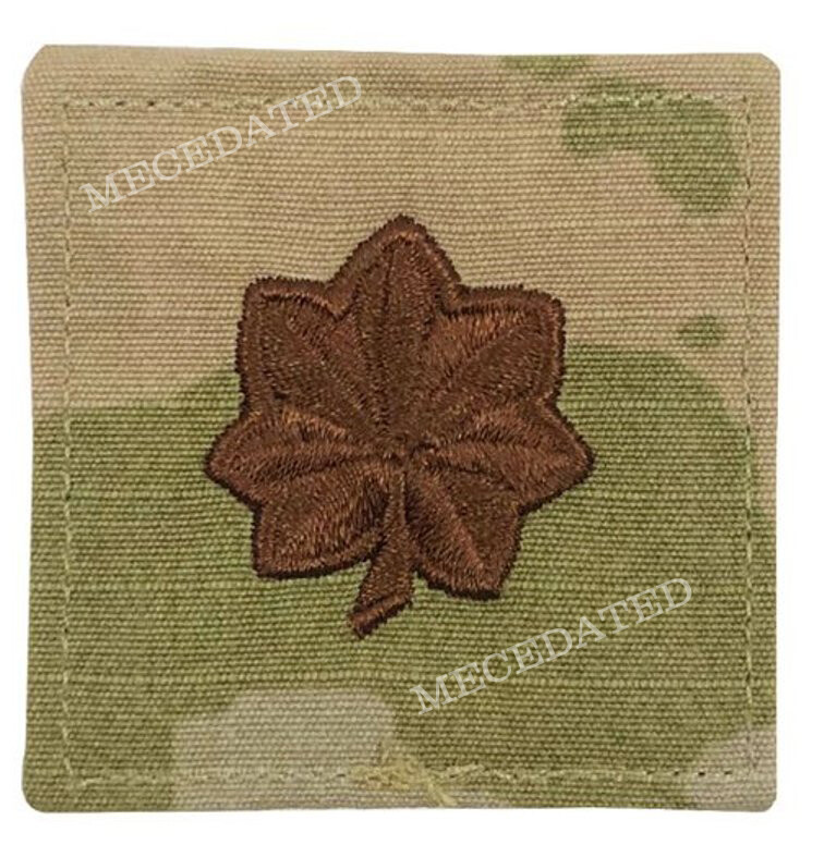 NEW SPACE FORCE SF OCP O4 MAJ O-4 SPICE BROWN HOOK N LOOP