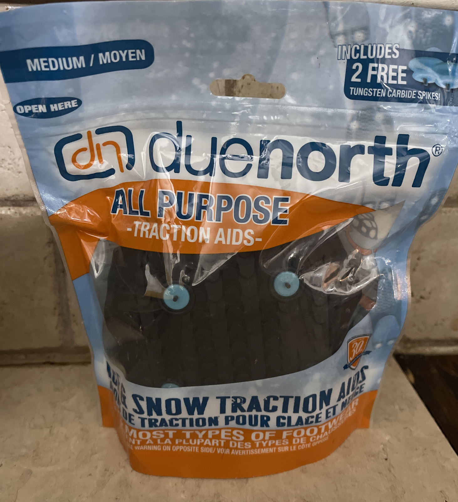 DUE NORTH ALL PURPUSE TRACTION AIDS  MEDIUM SIZE