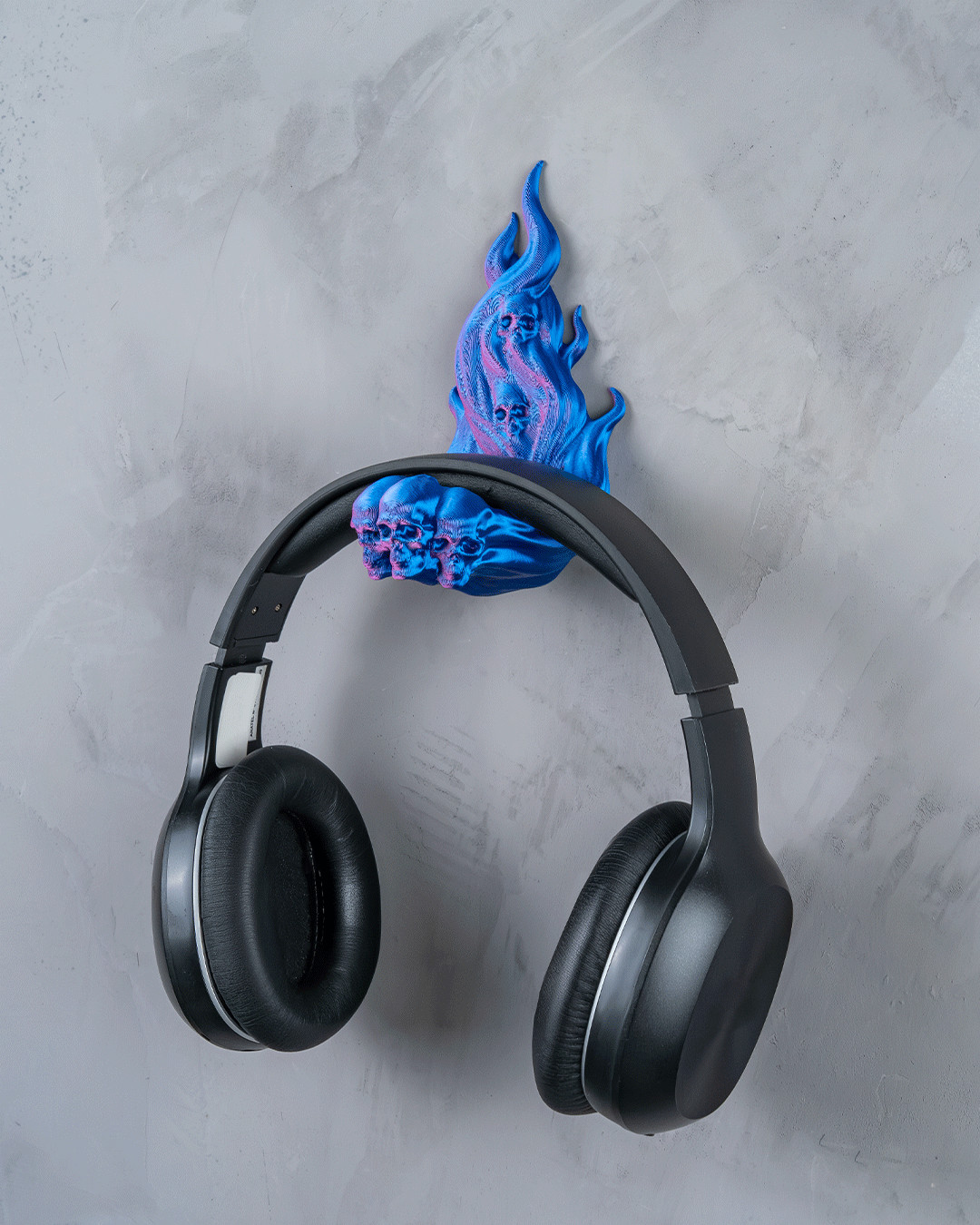 Wall Mounted Dark Ember - Headphone Holder