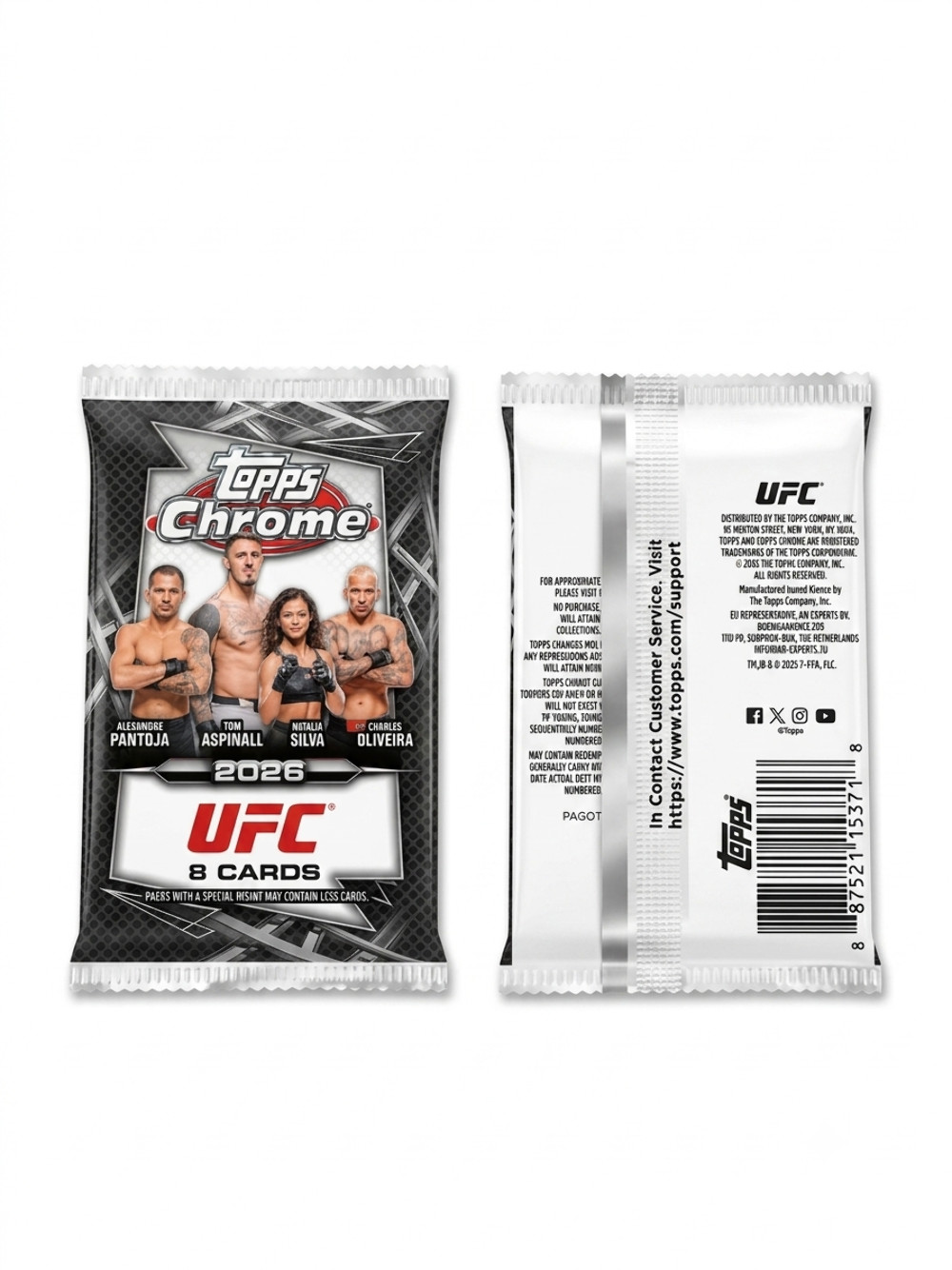 2026 Topps Chrome UFC Booster Pack