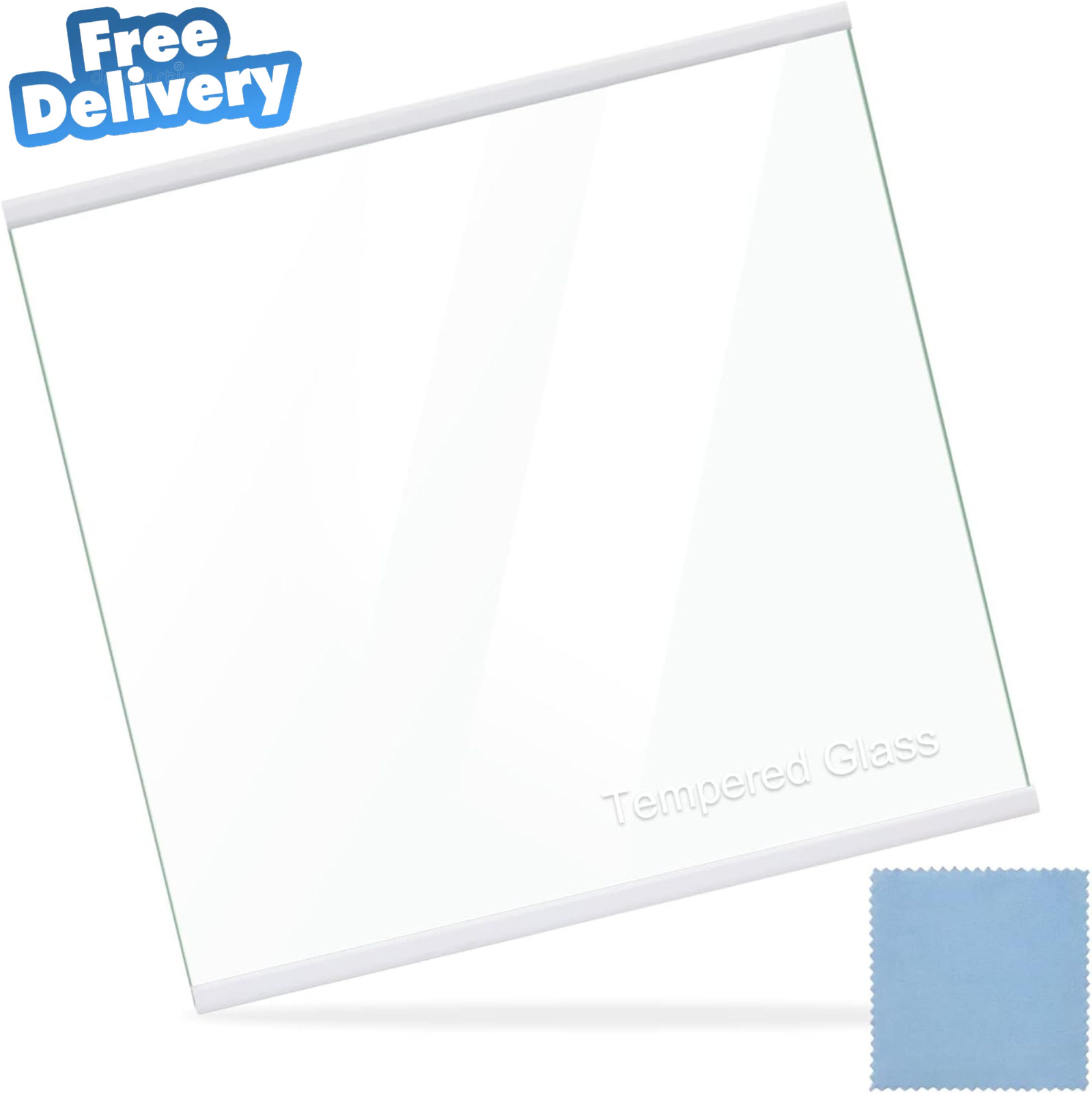 W11130203 Freezer Glass Shelf for Whirlpool Ikea Refrigerator 11.7 X 10 Inches
