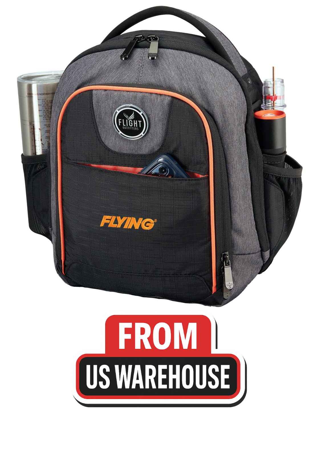 FLYING Lift 2.0 Flight Bag – 15" Pilot Gear Bag, iPad Pocket, Custom Embroidery