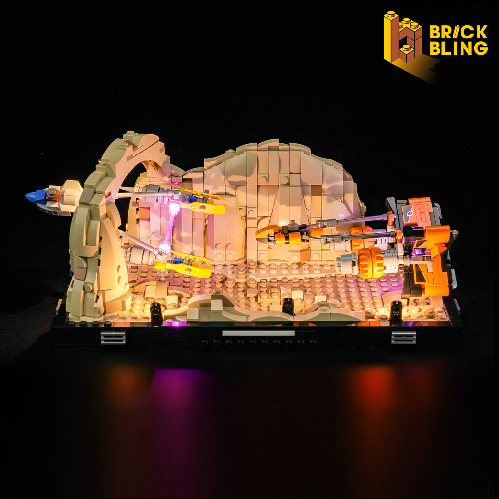 LED Light Kit for LEGO Mos Espa Podrace Diorama 75380 Star Wars (Standard)