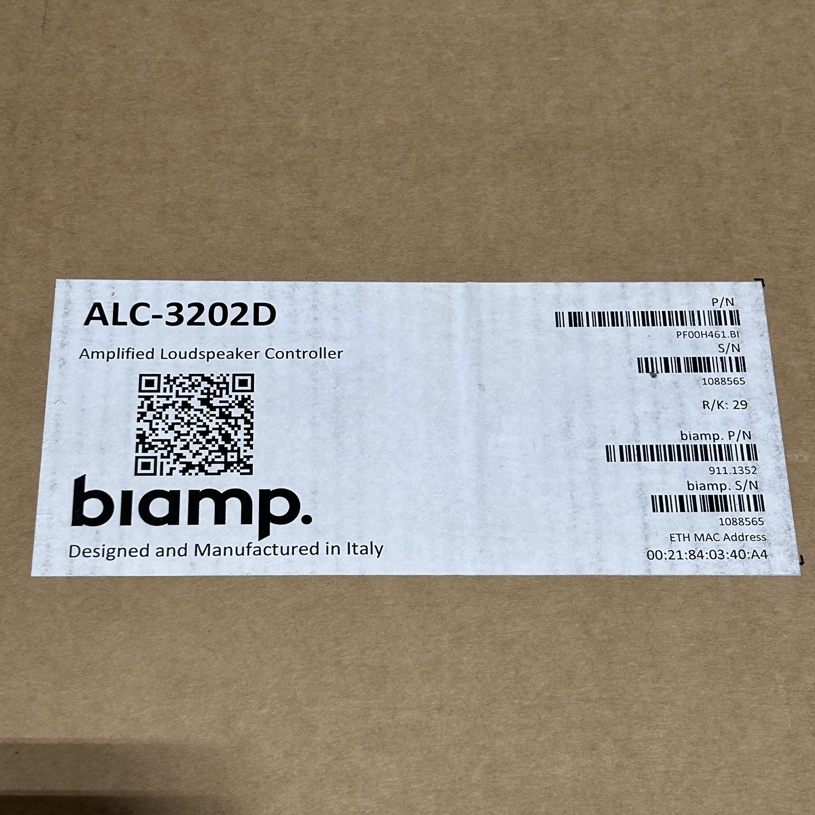 Biamp Community ALC-3202D Amplified Loudspeaker Controller - New In Unopened Box