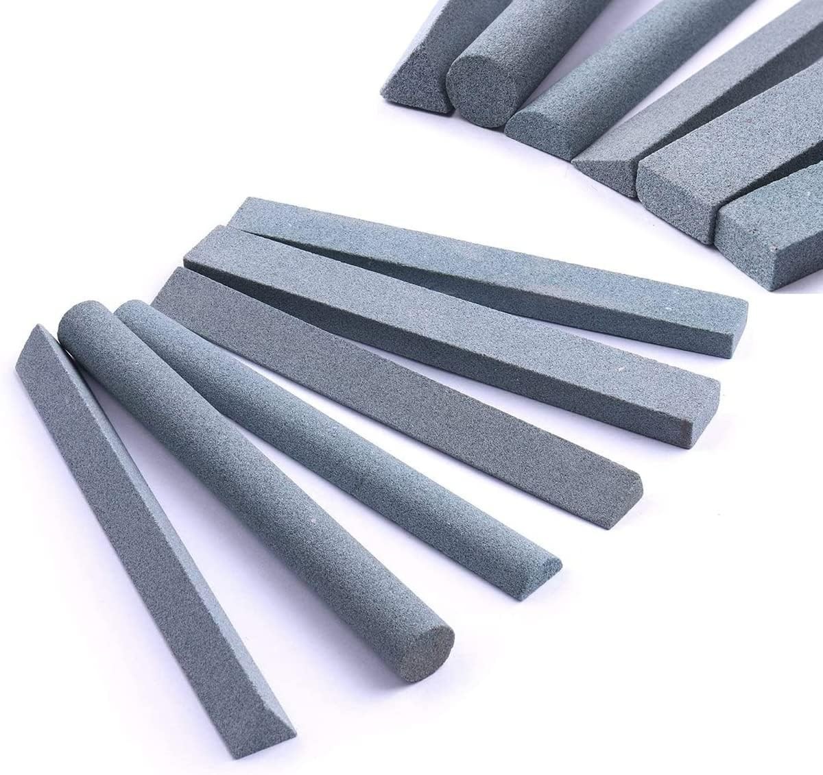 Sharpening Stone Set,6pcs 180# Wood Carving Sharpener Whetstone Sanding
