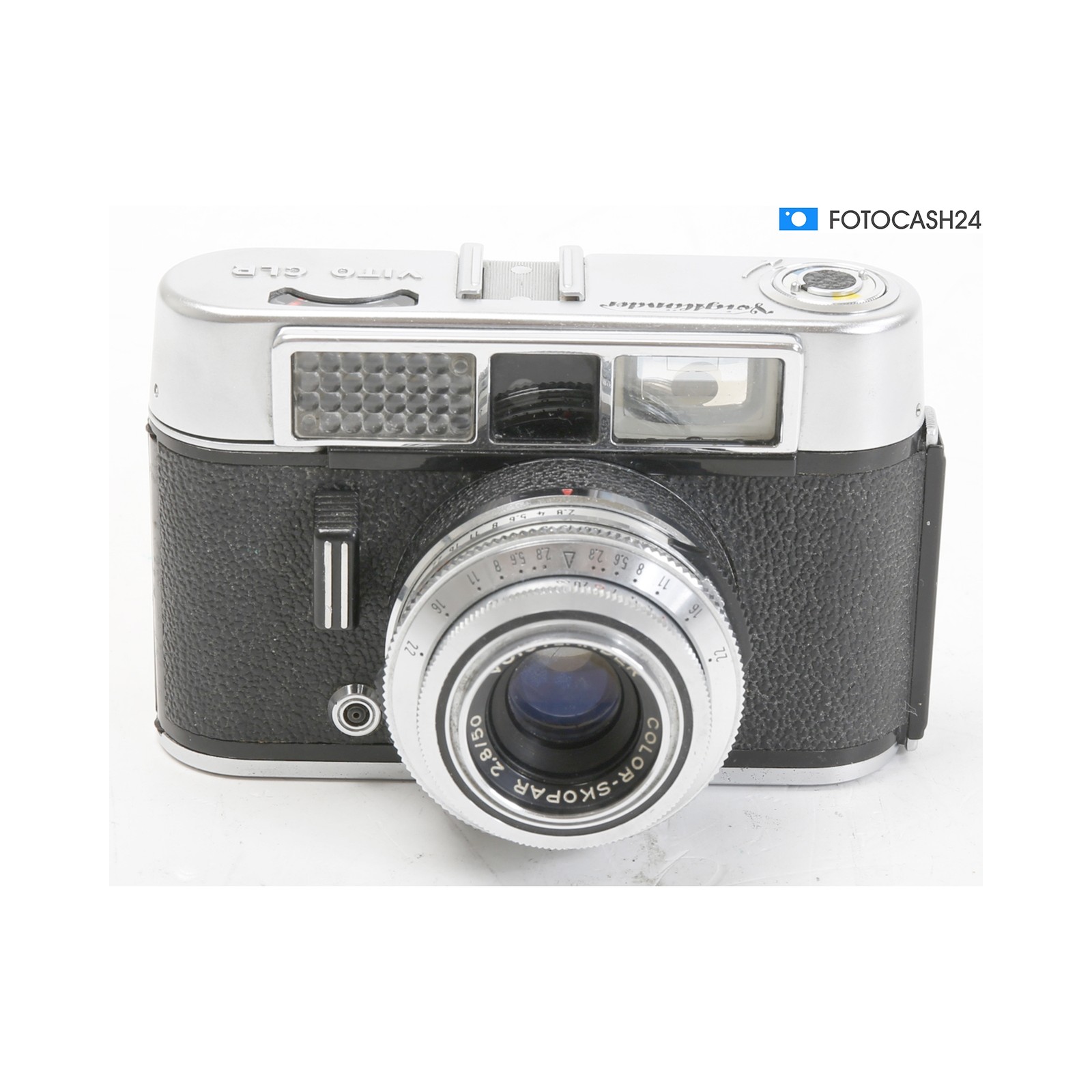 Voigtländer Vito Clr with color scopar 2.8/50 Prontor Lk + top (289526)