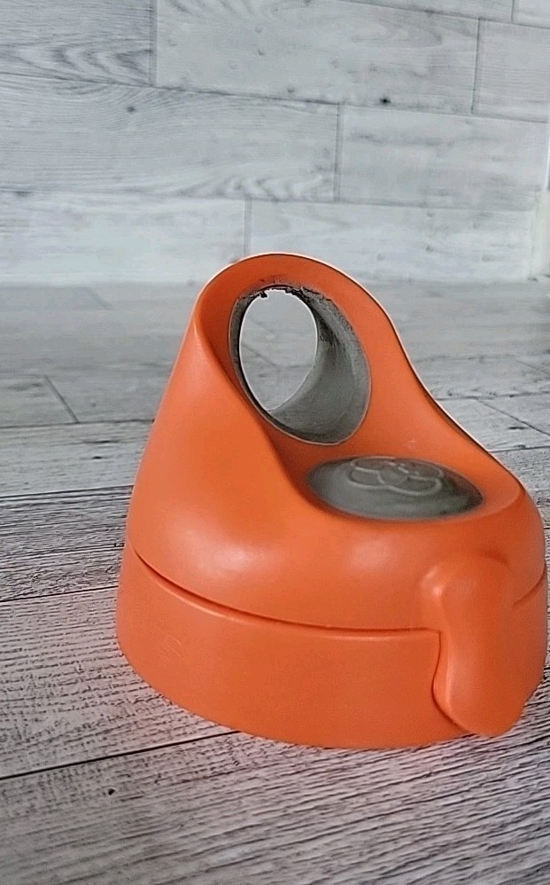Tervis Flip Top Lid 24 oz Replacement Screw On Orange USA Preowned