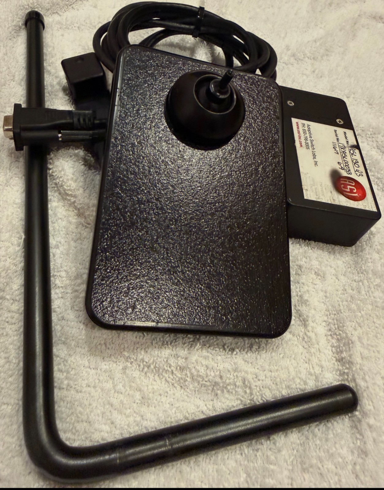 ASL 130 Q3 Mini Joystick MEC Micro Extremity Control for Quantum Power Chair DB9