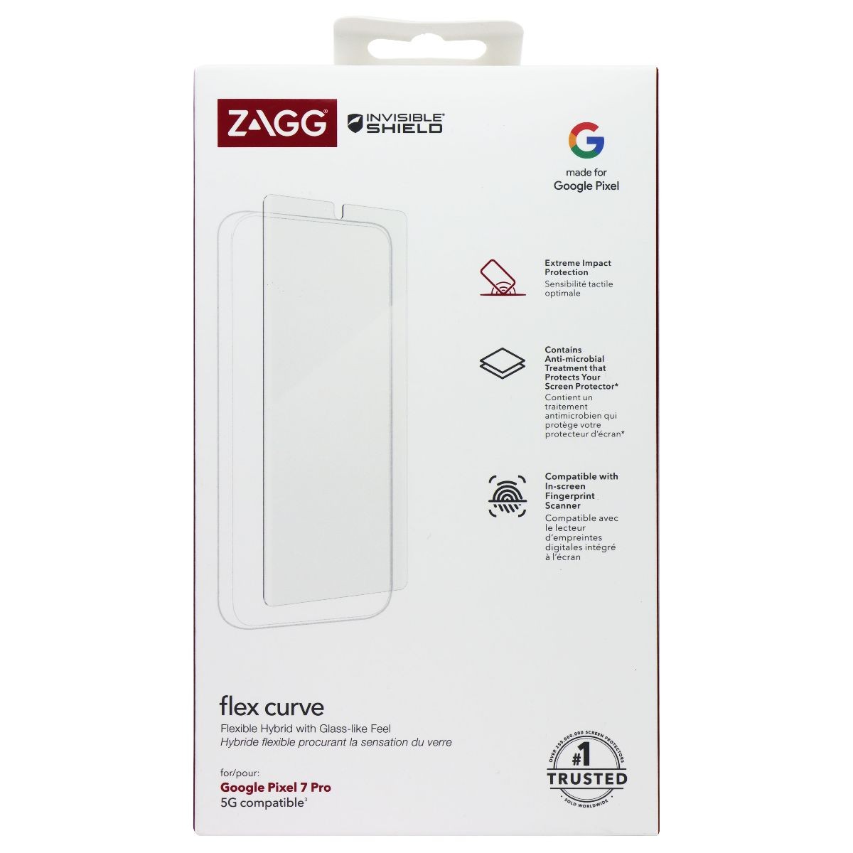 ZAGG Invisible Shield Flex Curve Screen Protector for Google Pixel 7 Pro