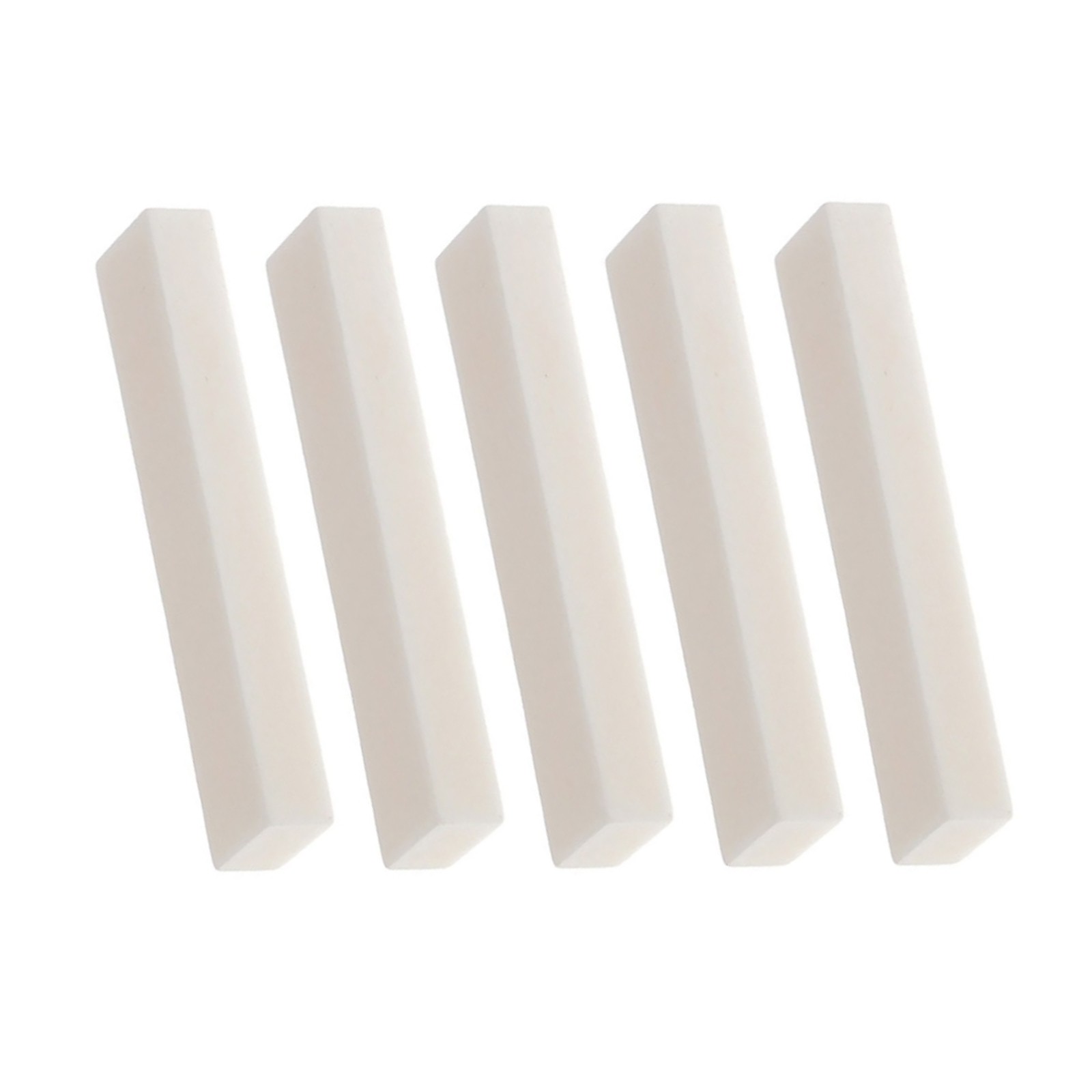 5PCS Buffalo Bone Blank String Bridge Saddle Nut for Accoustic Classical Guitar