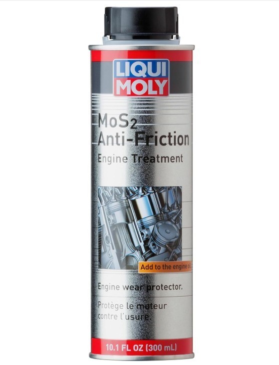 Liqui Moly MoS2 Anti-Friction Engine Treatment | 300 ml | Oil additive | SKU: 20