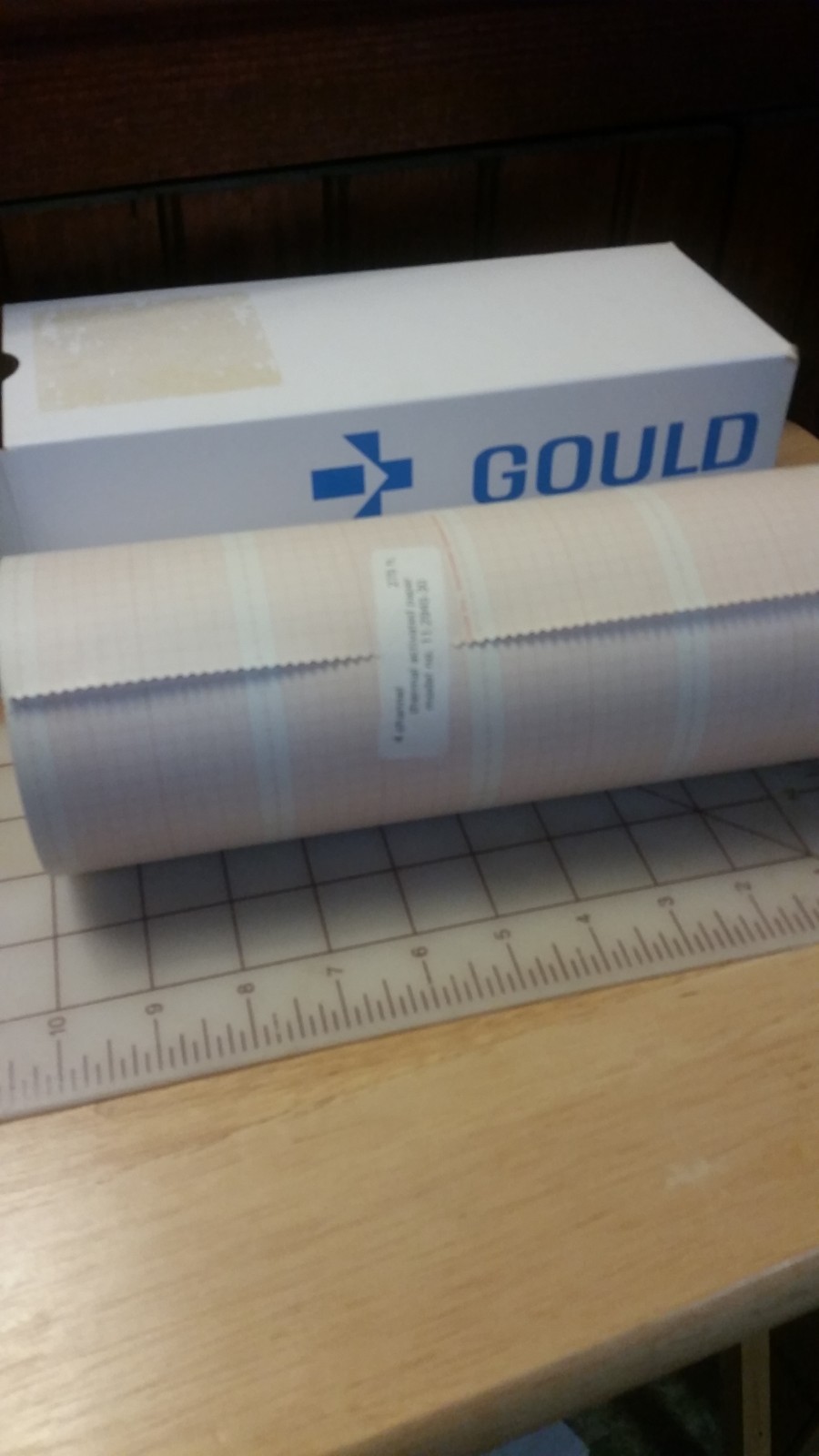 GOULD ACCU CHART PAPER   11-2963-30 NIB 4 channel 275 ft   2600 series Recorders
