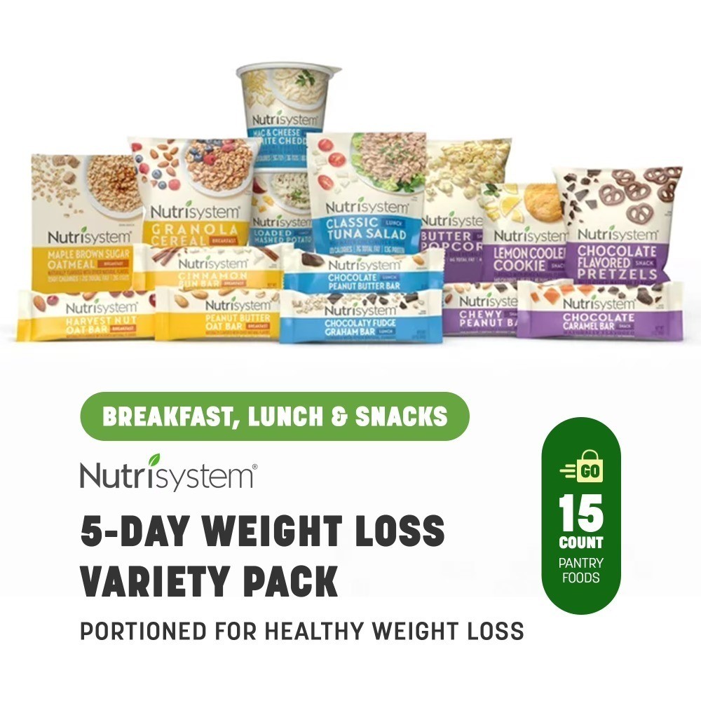 Nutrisystem 5-Day Weight Loss Variety Pack, 15 Count