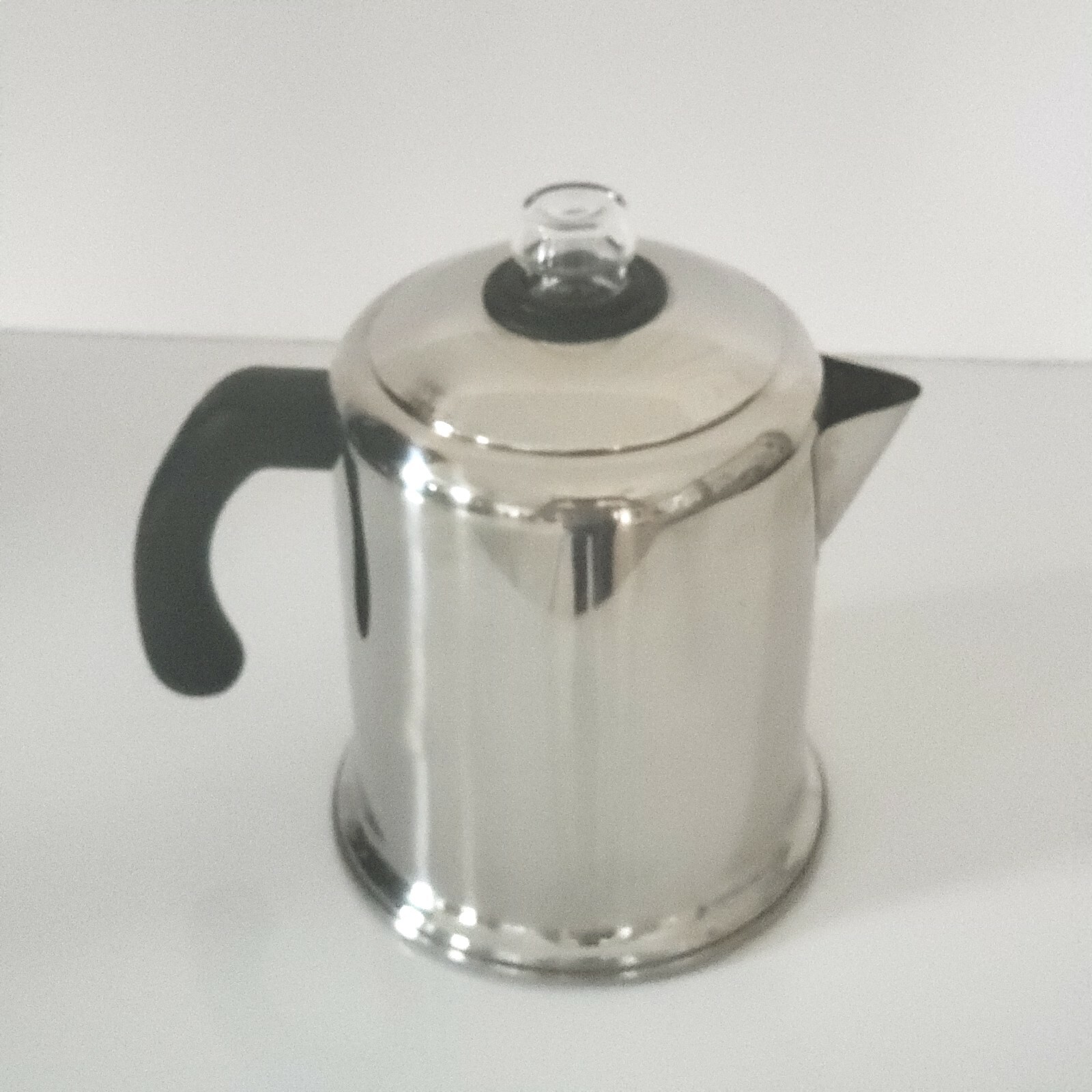 Farberware Stainless Stove Top Percolator Coffee Pot 4-8 Cups Camping Travel Fun