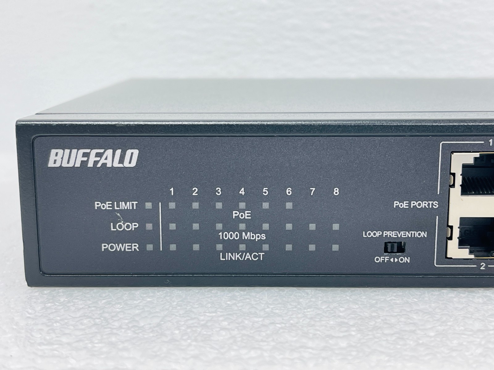 USED - Buffalo BS-GU2008P 8- Port Gigabit Switch (Unit Only) / Free Shipping