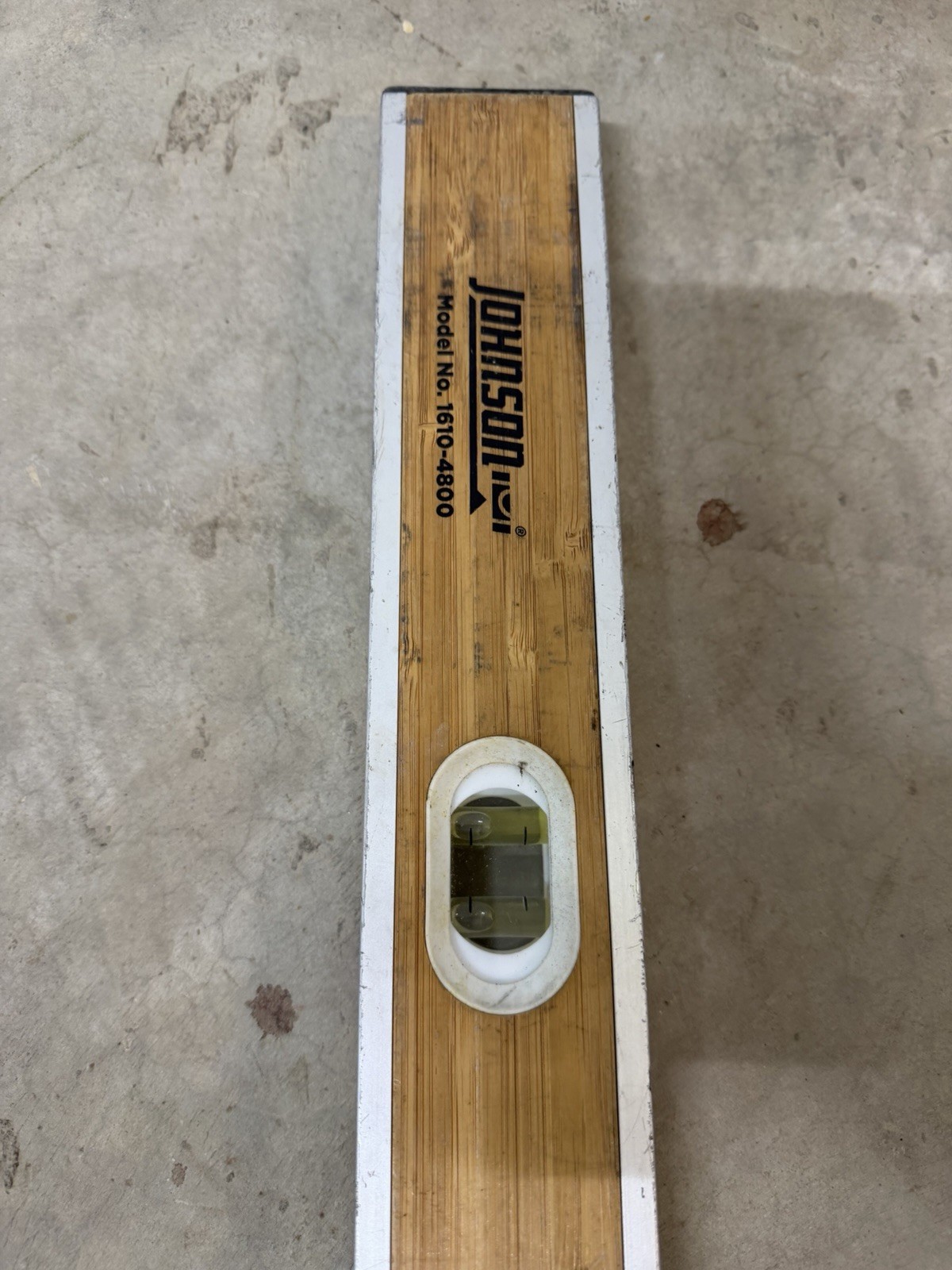Johnson Level 48" EcoTech Wood Level Model Number 1610-4800