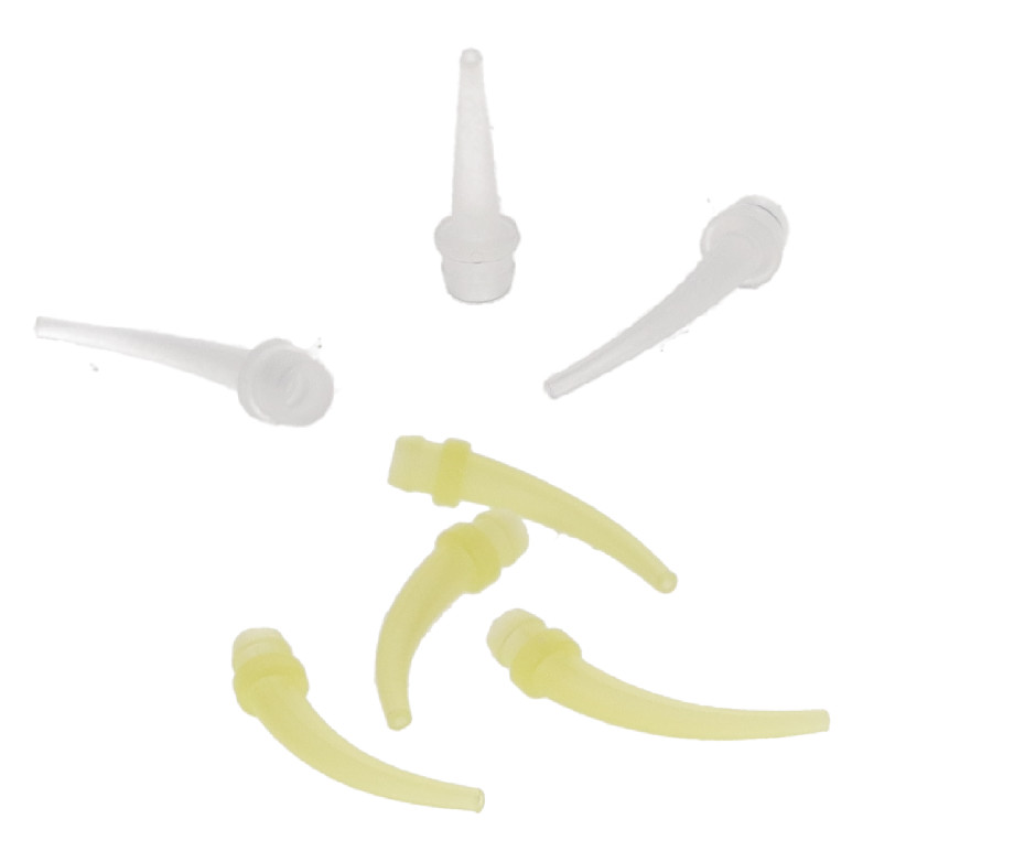 House Brand Dentistry HP Intraoral Dental Tips Clear & Yellow 100/Pk