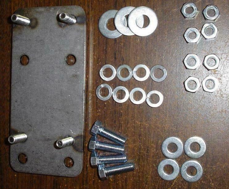 ADAPTOR FOOTREST CT90 ST90 ATC90 S90 TO LIFAN OR CLONE PITBIKE ENGINE S1314