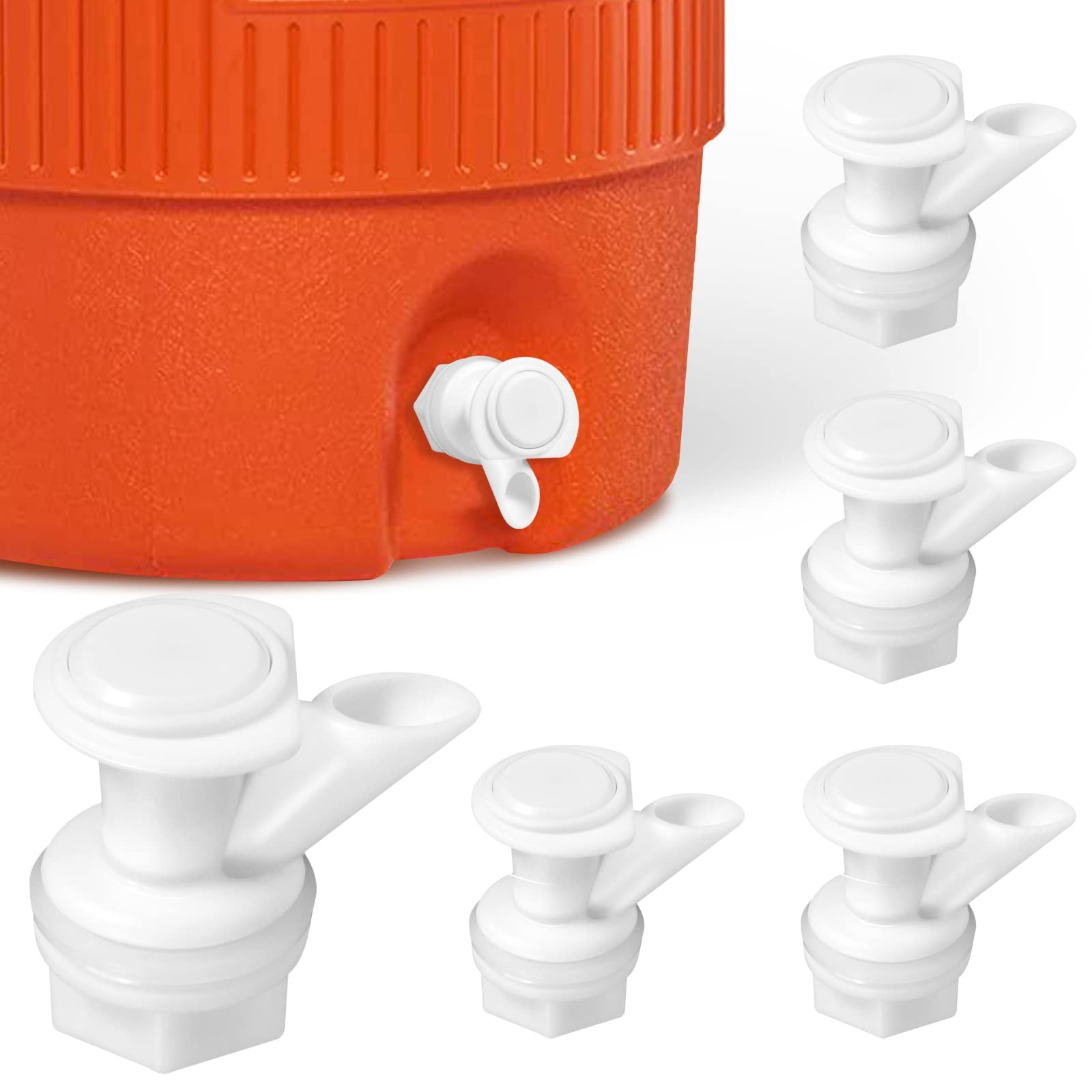 Push Button Water Spigot Replacement Compatible with Igloo 2, 3, 5,10 Gallon