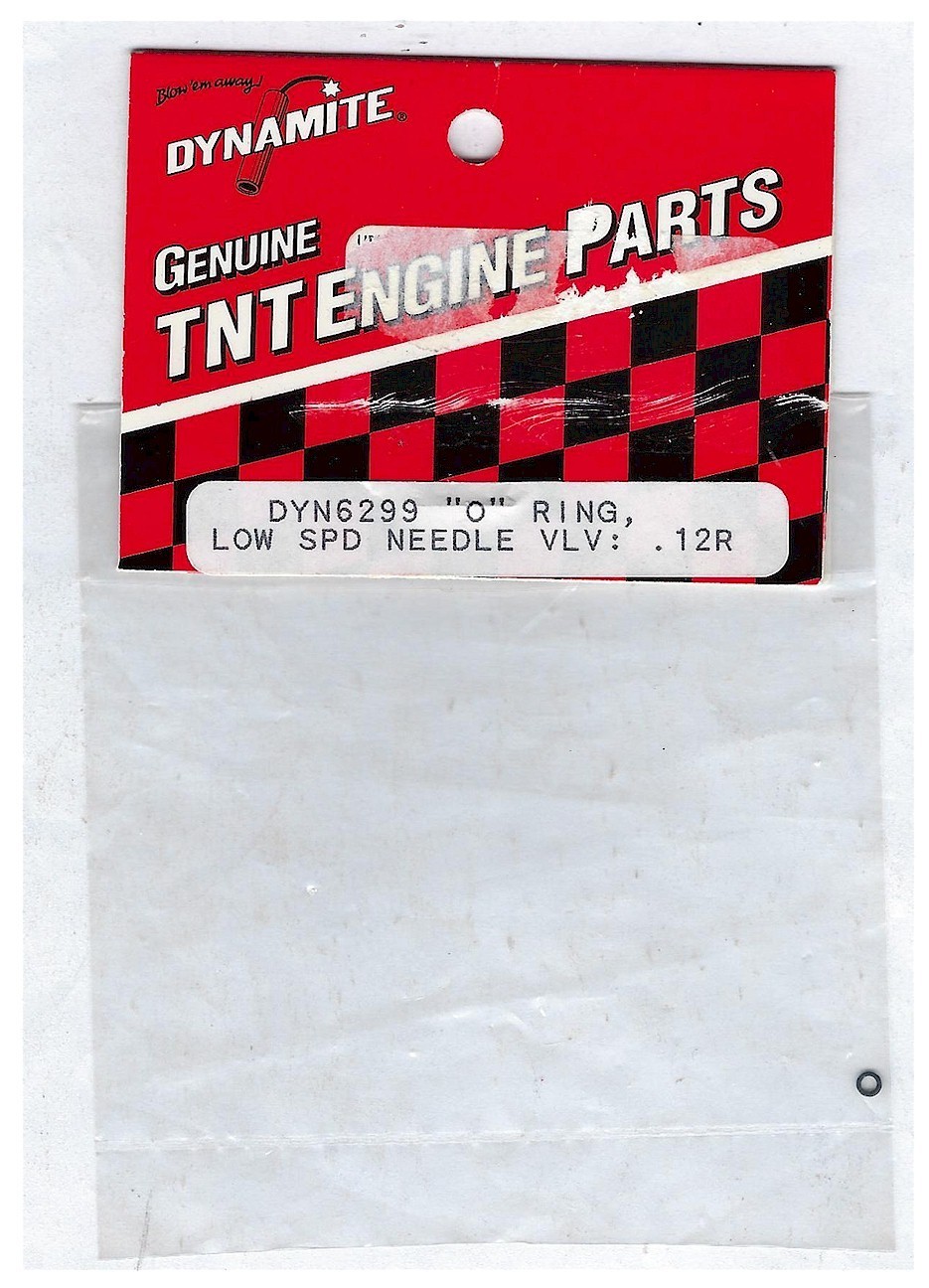 Vintage Dynamite DYN6299 O-ring Low SPD needle valve for TNR .12R Engine (1) NIB