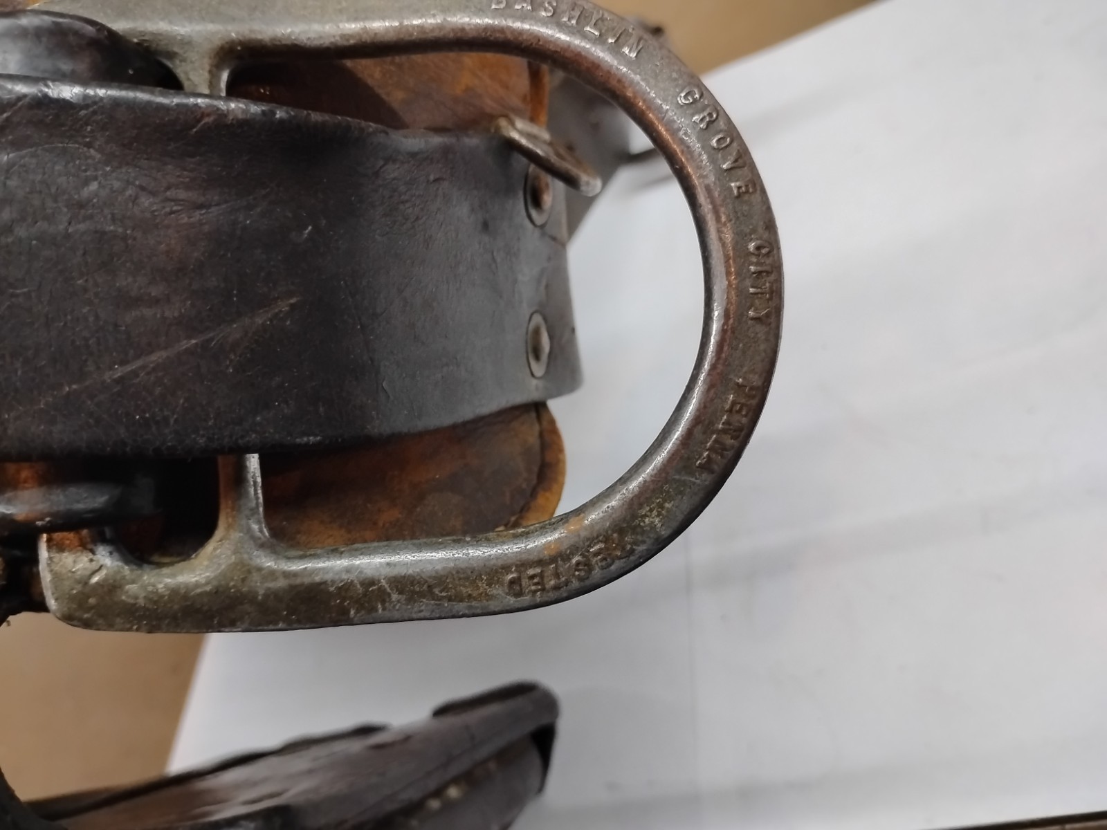 Vintage Bashlin -Lineman Climbing Gear -Tool Pouch -Hoops - Open Pouch